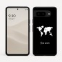 כיסוי בעיצוב אישי עם השם שלך לדגם - Google Pixel 9 5G בעיצוב מפת העולם