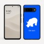 כיסוי בעיצוב אישי עם השם שלך לדגם - Google Pixel 9 5G בעיצוב קרנף
