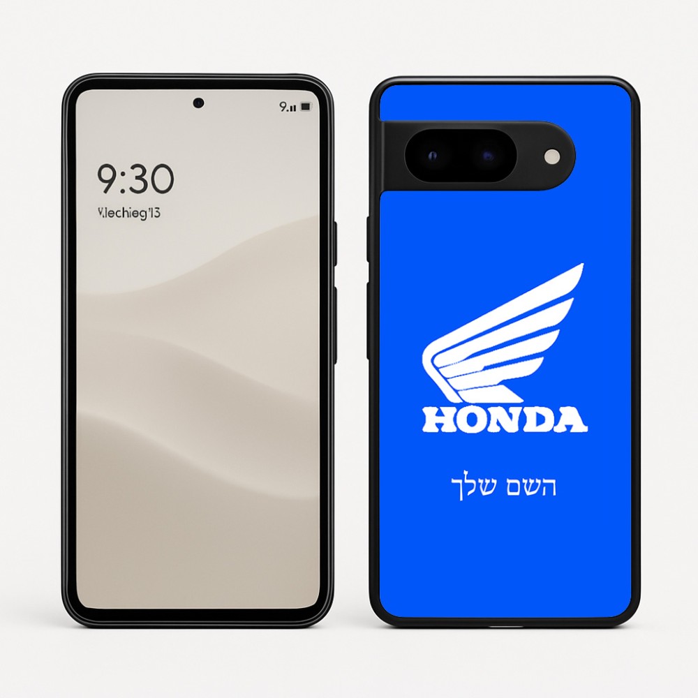 כיסוי בעיצוב אישי עם השם שלך לדגם - Google Pixel 9 5G בעיצוב הונדה