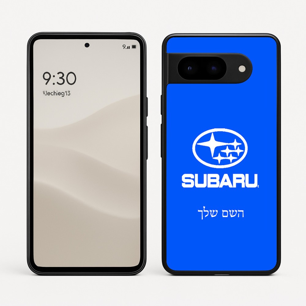 כיסוי בעיצוב אישי עם השם שלך לדגם - Google Pixel 9 5G בעיצוב סובארו