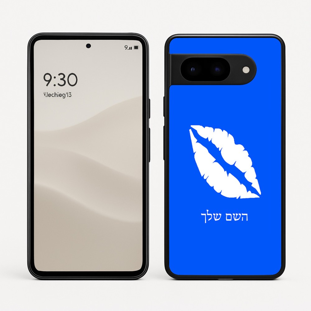 כיסוי בעיצוב אישי עם השם שלך לדגם - Google Pixel 9 5G בעיצוב שפתיים - נשיקה