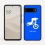 כיסוי בעיצוב אישי עם השם שלך לדגם - Google Pixel 9 5G בעיצוב רוכב אופניים