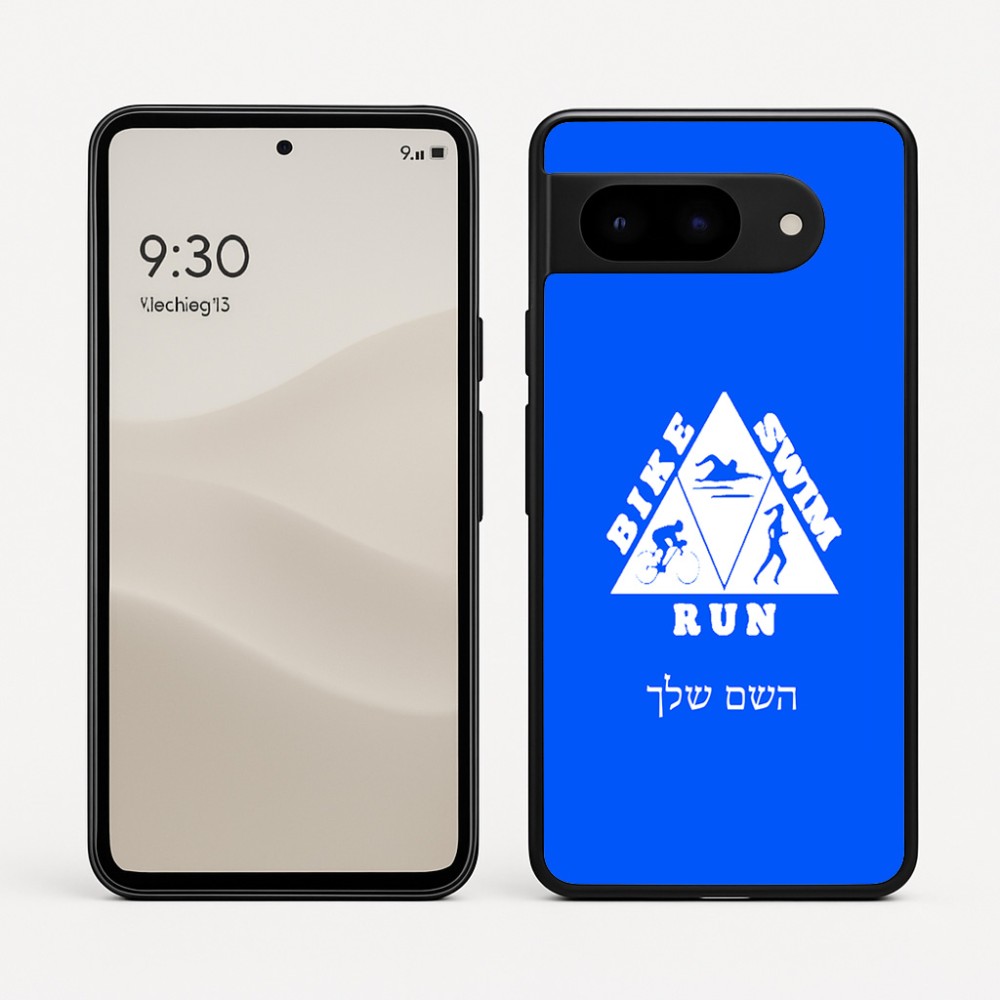 כיסוי בעיצוב אישי עם השם שלך לדגם - Google Pixel 9 5G בעיצוב טריאתלון