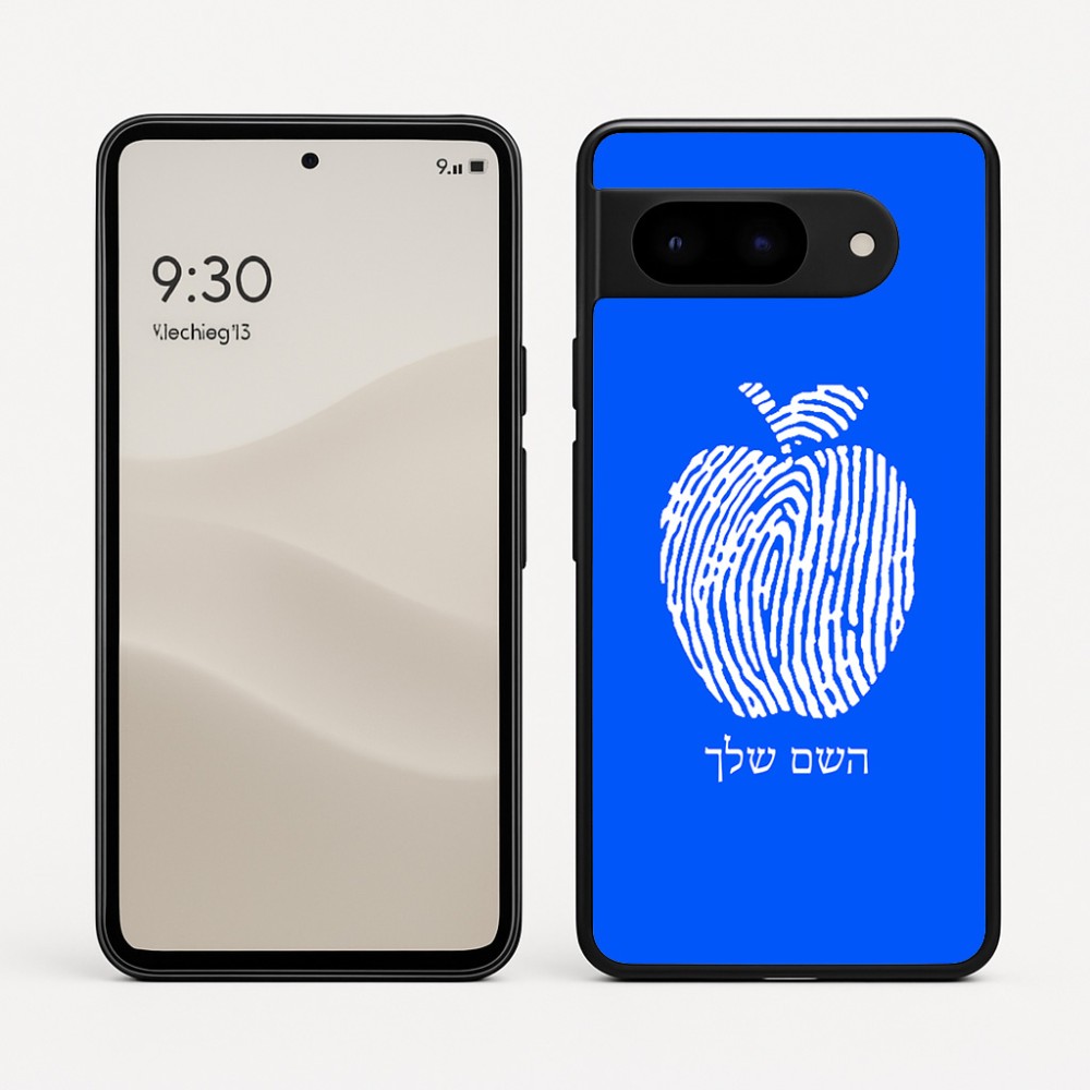 כיסוי בעיצוב אישי עם השם שלך לדגם - Google Pixel 9 5G בעיצוב הדפס תפוח