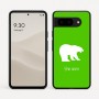 כיסוי בעיצוב אישי עם השם שלך לדגם - Google Pixel 9 5G בעיצוב דוב