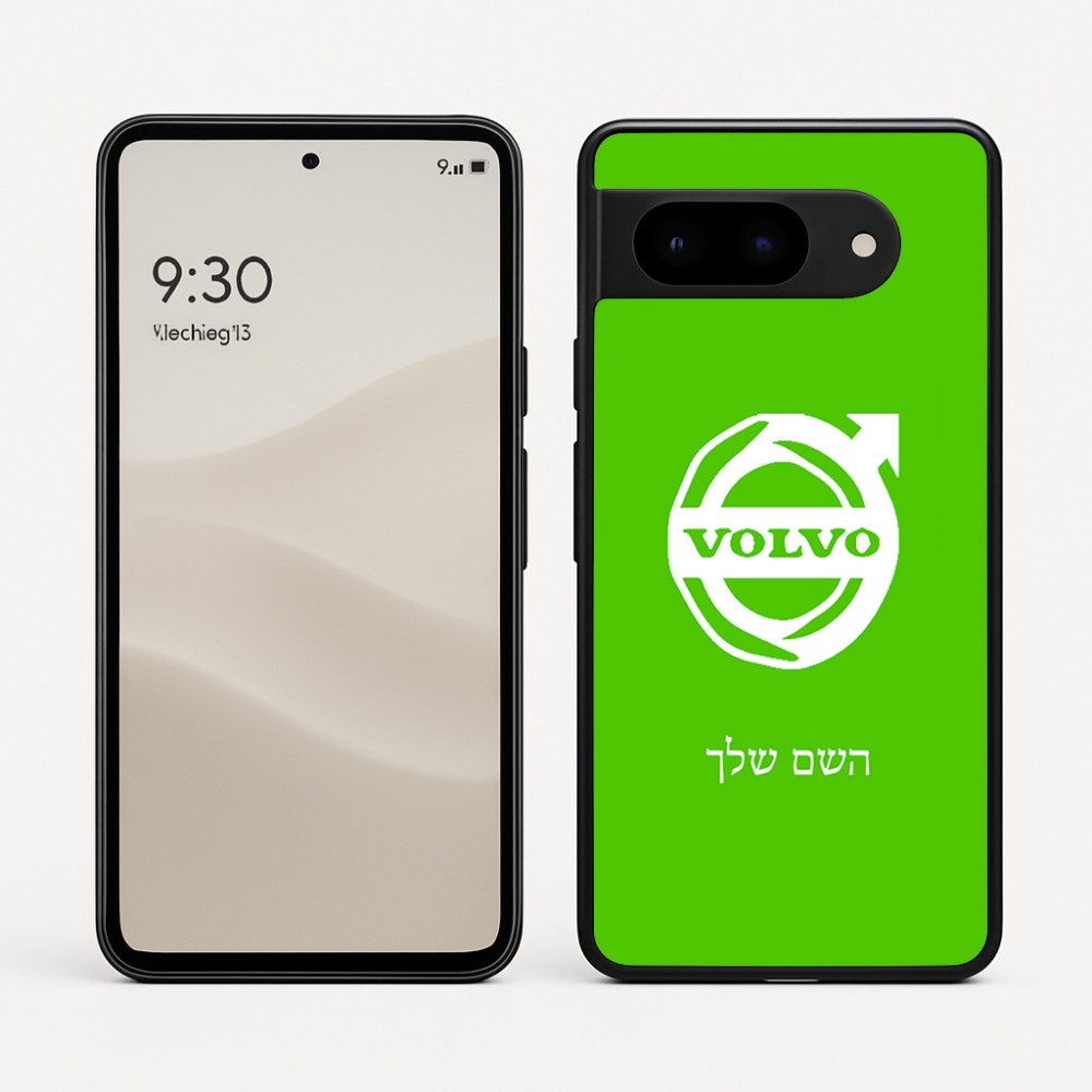 כיסוי בעיצוב אישי עם השם שלך לדגם - Google Pixel 9 5G בעיצוב וולוו