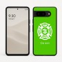 כיסוי בעיצוב אישי עם השם שלך לדגם - Google Pixel 9 5G בעיצוב כבאי - תגית