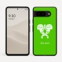 כיסוי בעיצוב אישי עם השם שלך לדגם - Google Pixel 9 5G בעיצוב פרחי קרן