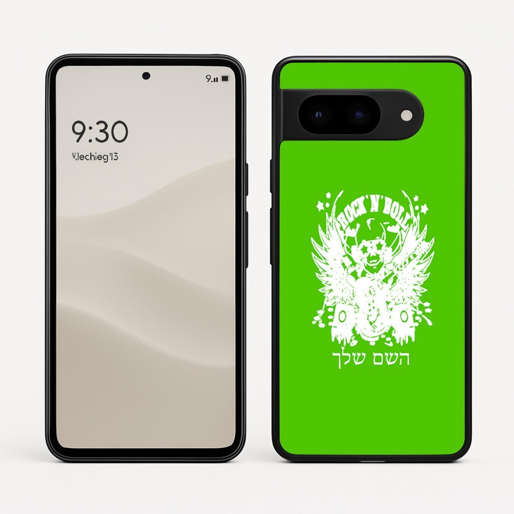 כיסוי בעיצוב אישי עם השם שלך לדגם - Google Pixel 9 5G בעיצוב רוקנרול