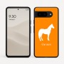 כיסוי בעיצוב אישי עם השם שלך לדגם - Google Pixel 9 5G בעיצוב סוס