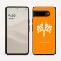 כיסוי בעיצוב אישי עם השם שלך לדגם - Google Pixel 9 5G בעיצוב דגל המירוץ