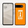 כיסוי בעיצוב אישי עם השם שלך לדגם - Google Pixel 9 5G בעיצוב שחמט