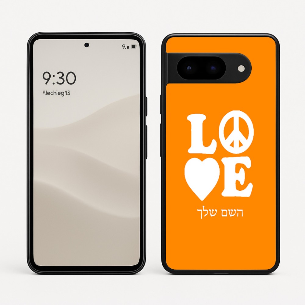 כיסוי בעיצוב אישי עם השם שלך לדגם - Google Pixel 9 5G בעיצוב אהבה