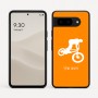 כיסוי בעיצוב אישי עם השם שלך לדגם - Google Pixel 9 5G בעיצוב רוכב אופניים