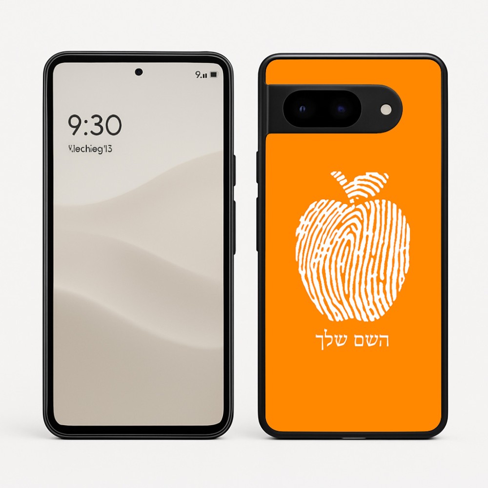 כיסוי בעיצוב אישי עם השם שלך לדגם - Google Pixel 9 5G בעיצוב הדפס תפוח