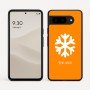 כיסוי בעיצוב אישי עם השם שלך לדגם - Google Pixel 9 5G בעיצוב שלג
