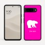 כיסוי בעיצוב אישי עם השם שלך לדגם - Google Pixel 9 5G בעיצוב דוב
