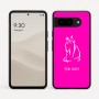 כיסוי בעיצוב אישי עם השם שלך לדגם - Google Pixel 9 5G בעיצוב חתול