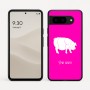 כיסוי בעיצוב אישי עם השם שלך לדגם - Google Pixel 9 5G בעיצוב חזיר