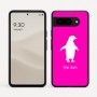 כיסוי בעיצוב אישי עם השם שלך לדגם - Google Pixel 9 5G בעיצוב פינגווין