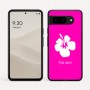 כיסוי בעיצוב אישי עם השם שלך לדגם - Google Pixel 9 5G בעיצוב פרח היביסקוס