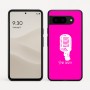 כיסוי בעיצוב אישי עם השם שלך לדגם - Google Pixel 9 5G בעיצוב מיקרופון