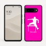 כיסוי בעיצוב אישי עם השם שלך לדגם - Google Pixel 9 5G בעיצוב קפיצת משוכות