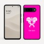 כיסוי בעיצוב אישי עם השם שלך לדגם - Google Pixel 9 5G בעיצוב פרחי קרן