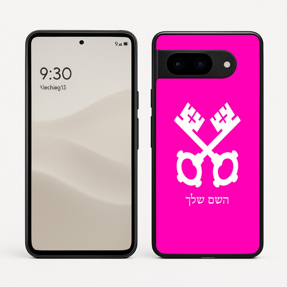 כיסוי בעיצוב אישי עם השם שלך לדגם - Google Pixel 9 5G בעיצוב מפתחות