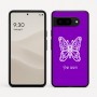 כיסוי בעיצוב אישי עם השם שלך לדגם - Google Pixel 9 5G בעיצוב פרפר