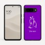 כיסוי בעיצוב אישי עם השם שלך לדגם - Google Pixel 9 5G בעיצוב חתול