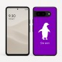 כיסוי בעיצוב אישי עם השם שלך לדגם - Google Pixel 9 5G בעיצוב פינגווין