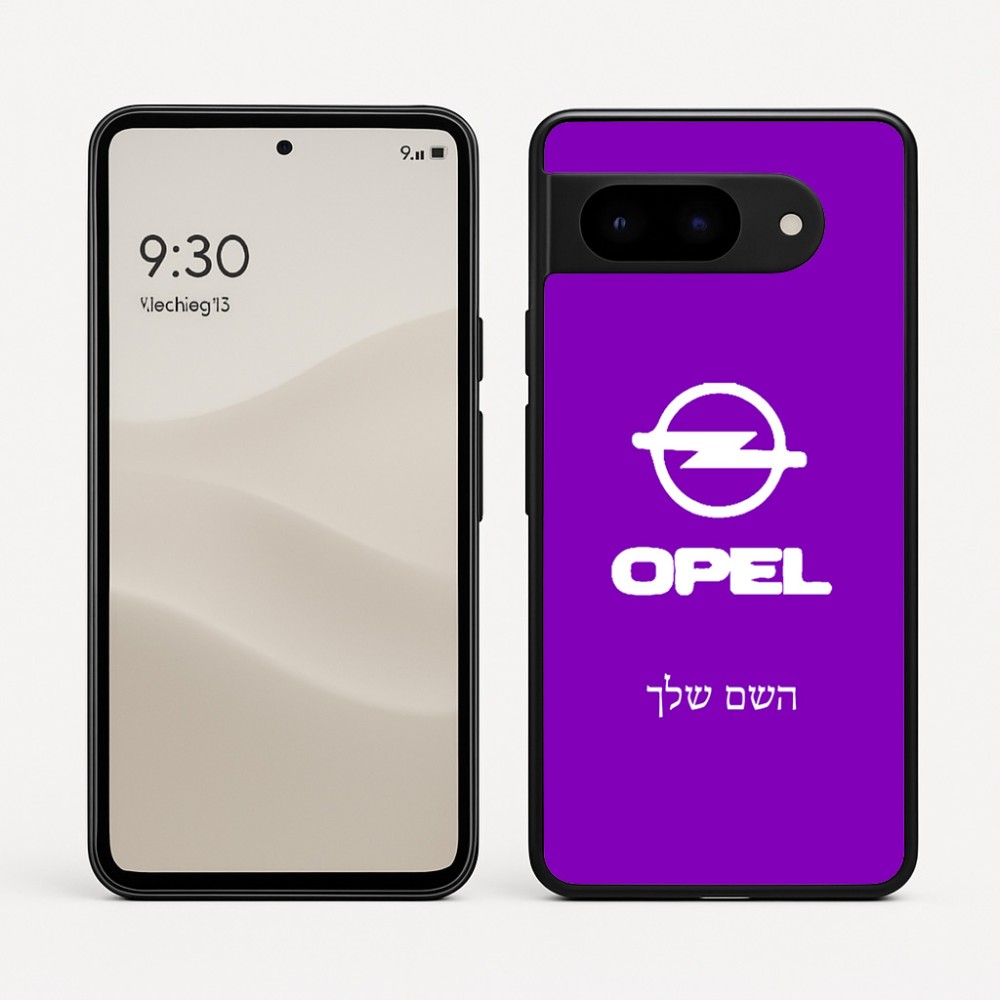 כיסוי בעיצוב אישי עם השם שלך לדגם - Google Pixel 9 5G בעיצוב אופל