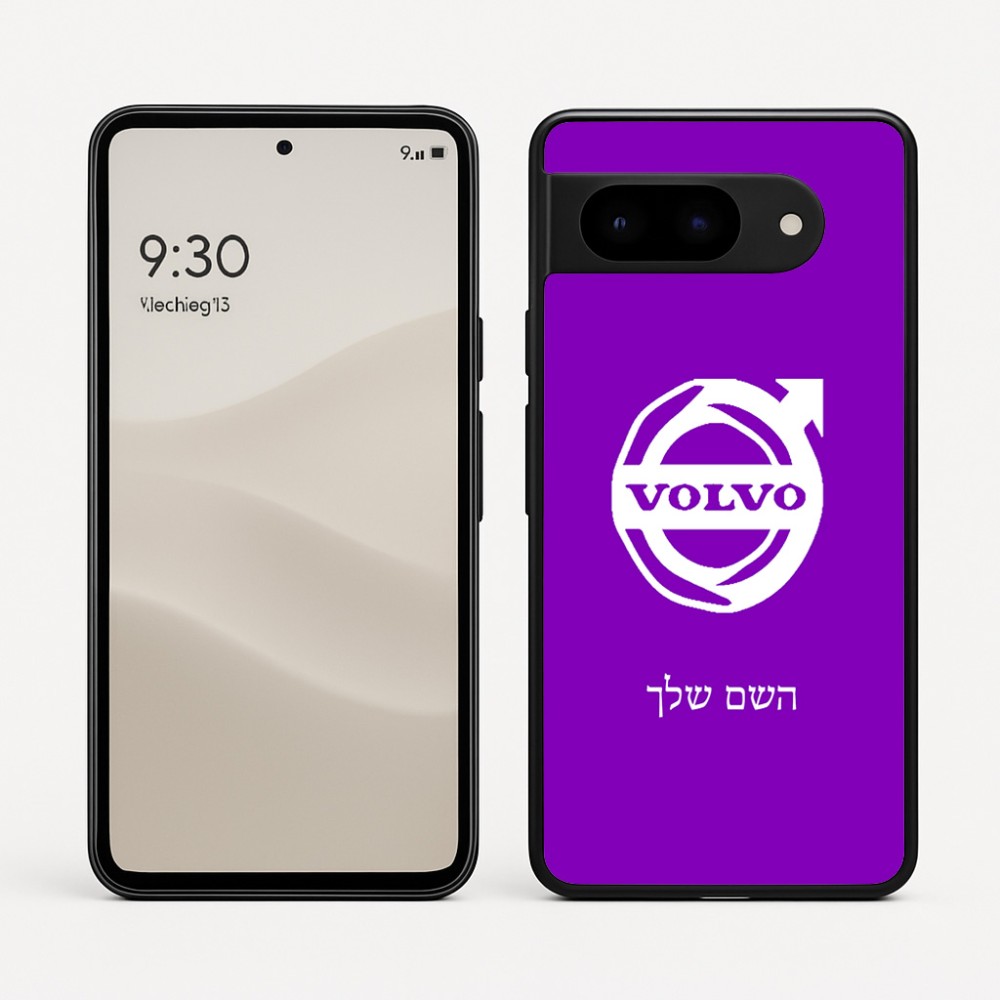 כיסוי בעיצוב אישי עם השם שלך לדגם - Google Pixel 9 5G בעיצוב וולוו
