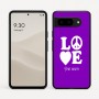 כיסוי בעיצוב אישי עם השם שלך לדגם - Google Pixel 9 5G בעיצוב אהבה