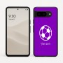 כיסוי בעיצוב אישי עם השם שלך לדגם - Google Pixel 9 5G בעיצוב כדורגל כדור כדורגל