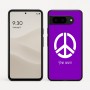 כיסוי בעיצוב אישי עם השם שלך לדגם - Google Pixel 9 5G בעיצוב סמל השלום