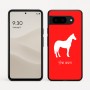 כיסוי בעיצוב אישי עם השם שלך לדגם - Google Pixel 9 5G בעיצוב סוס