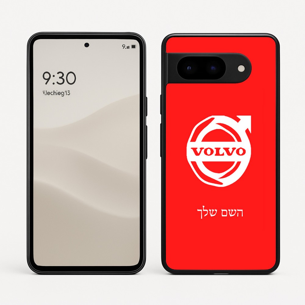 כיסוי בעיצוב אישי עם השם שלך לדגם - Google Pixel 9 5G בעיצוב וולוו