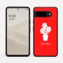 כיסוי בעיצוב אישי עם השם שלך לדגם - Google Pixel 9 5G בעיצוב פרח