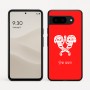 כיסוי בעיצוב אישי עם השם שלך לדגם - Google Pixel 9 5G בעיצוב פרחי קרן
