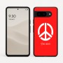 כיסוי בעיצוב אישי עם השם שלך לדגם - Google Pixel 9 5G בעיצוב סמל השלום
