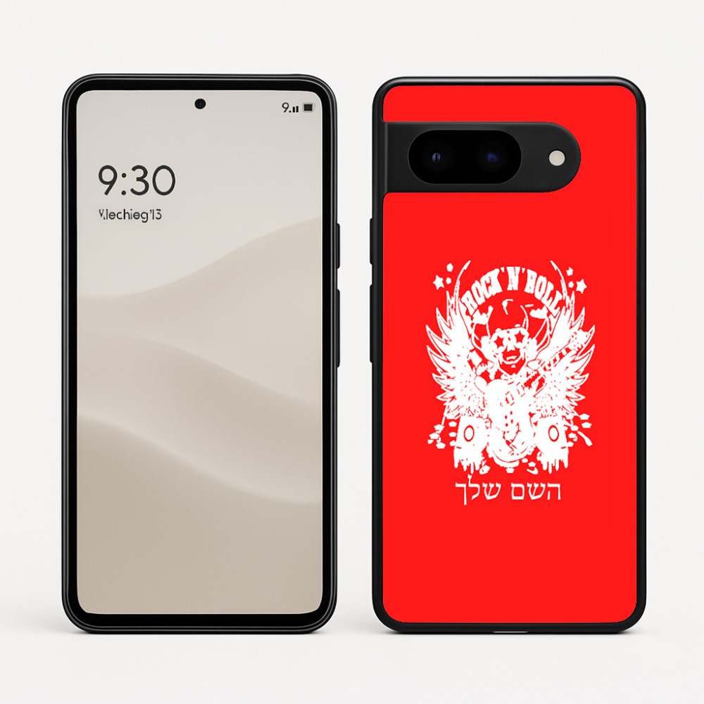 כיסוי בעיצוב אישי עם השם שלך לדגם - Google Pixel 9 5G בעיצוב רוקנרול