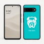כיסוי בעיצוב אישי עם השם שלך לדגם - Google Pixel 9 5G בעיצוב פרצוף בולדוג