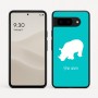 כיסוי בעיצוב אישי עם השם שלך לדגם - Google Pixel 9 5G בעיצוב קרנף