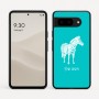 כיסוי בעיצוב אישי עם השם שלך לדגם - Google Pixel 9 5G בעיצוב זברה