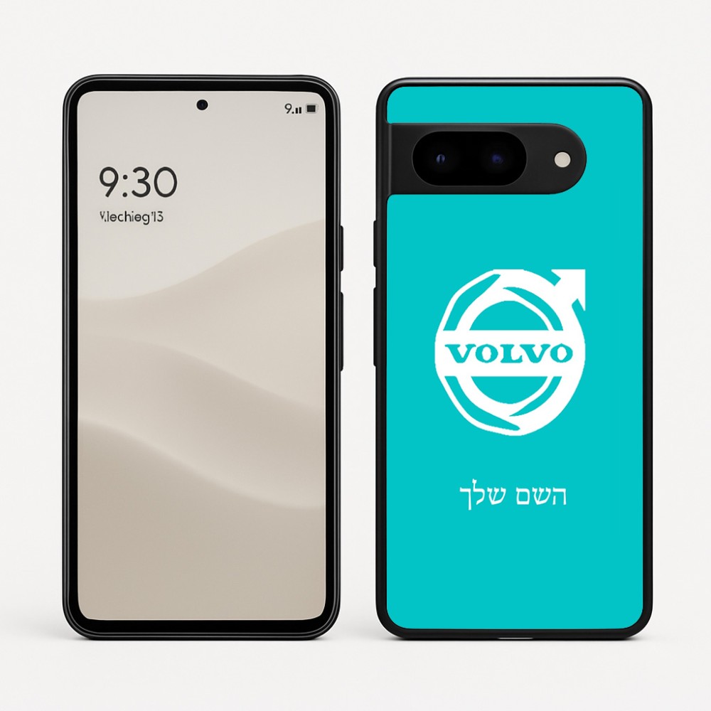 כיסוי בעיצוב אישי עם השם שלך לדגם - Google Pixel 9 5G בעיצוב וולוו