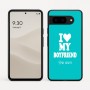 כיסוי בעיצוב אישי עם השם שלך לדגם - Google Pixel 9 5G בעיצוב אוהבת את החבר שלי