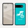 כיסוי בעיצוב אישי עם השם שלך לדגם - Google Pixel 9 5G בעיצוב רוכב אופניים
