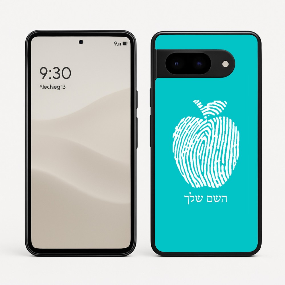 כיסוי בעיצוב אישי עם השם שלך לדגם - Google Pixel 9 5G בעיצוב הדפס תפוח